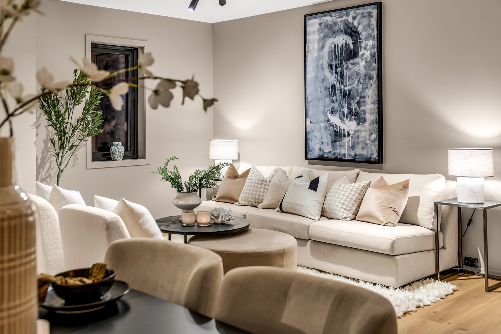 Delikate fargevalg Galleribilde