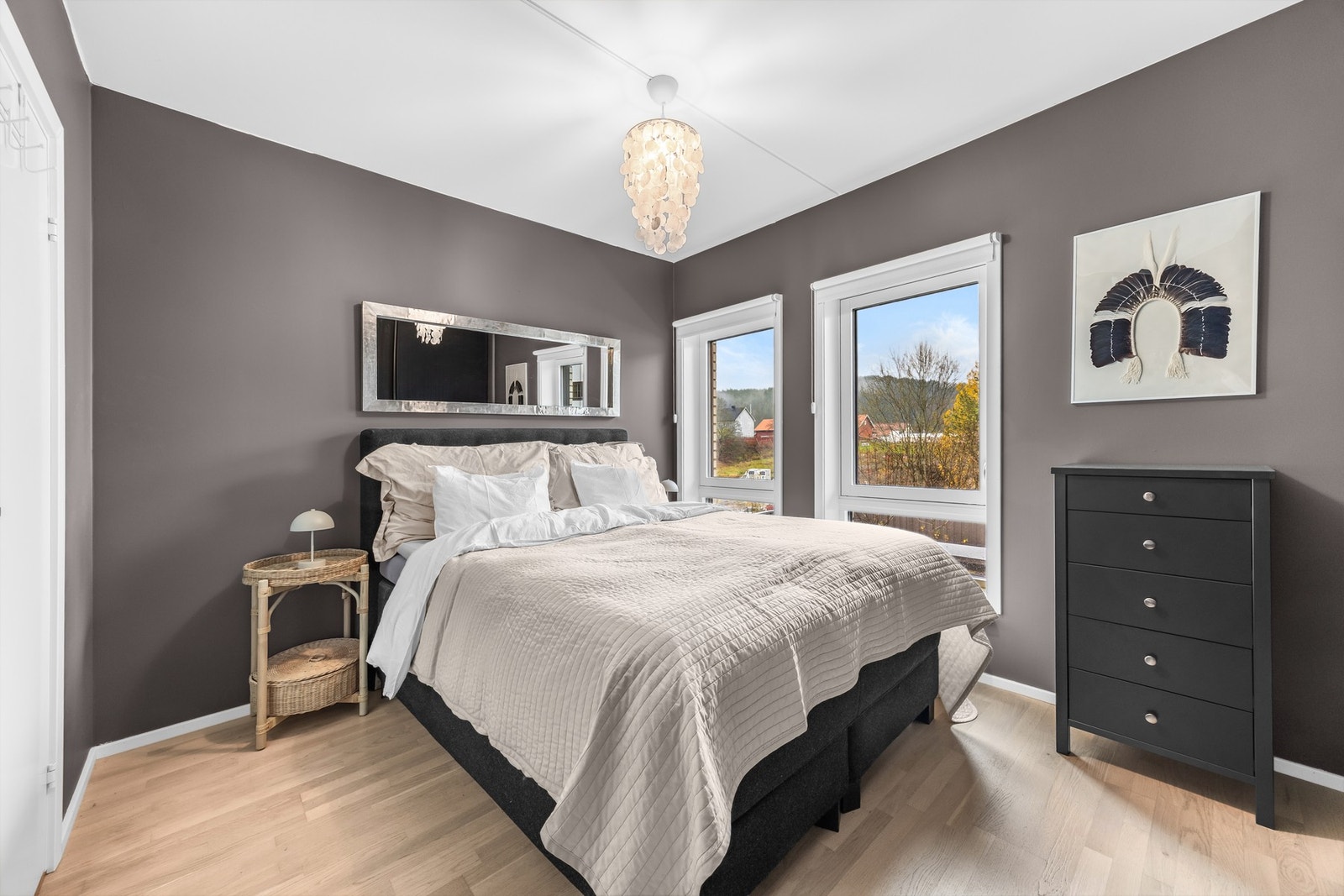 Det er totalt 3 soverom i leiligheten Galleribilde