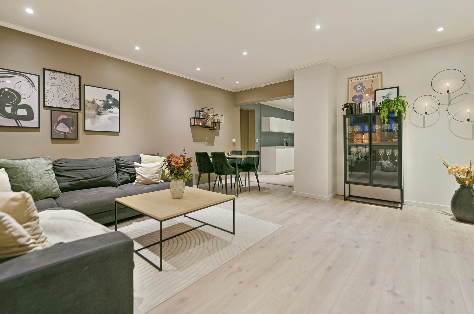 Fine, moderne overflater Galleribilde