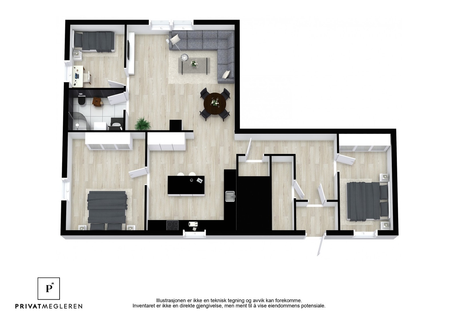 Planløsningen Galleribilde