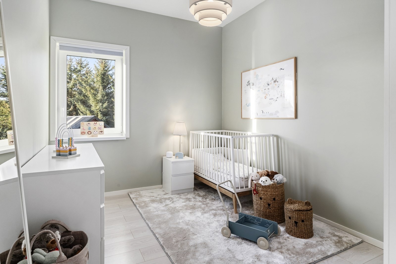 Vannbåren varme i gulv i alle rom Galleribilde