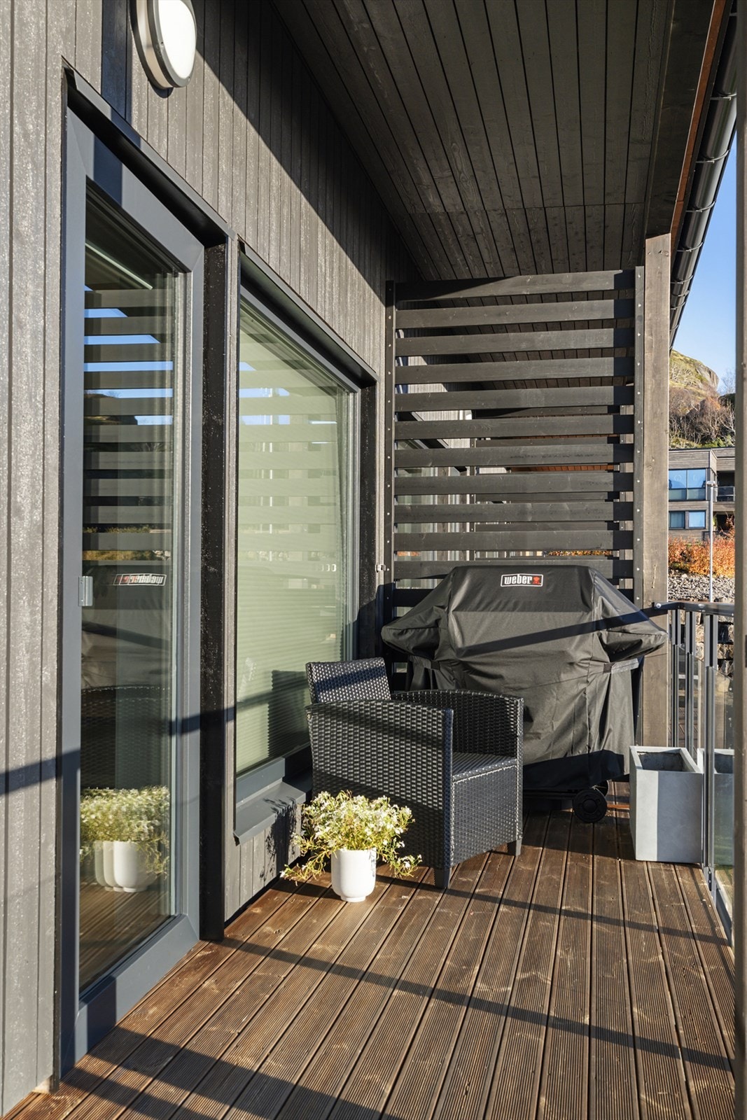 Plass til gassgrill på balkongen Galleribilde