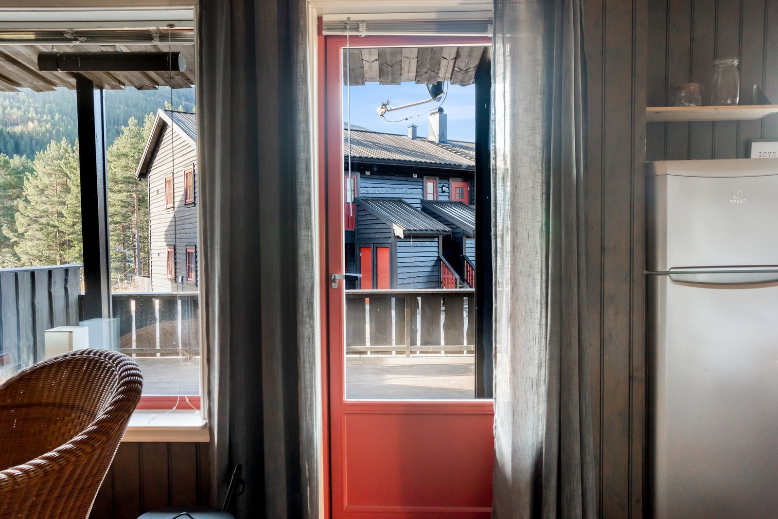 Utgang til terrasse. Galleribilde