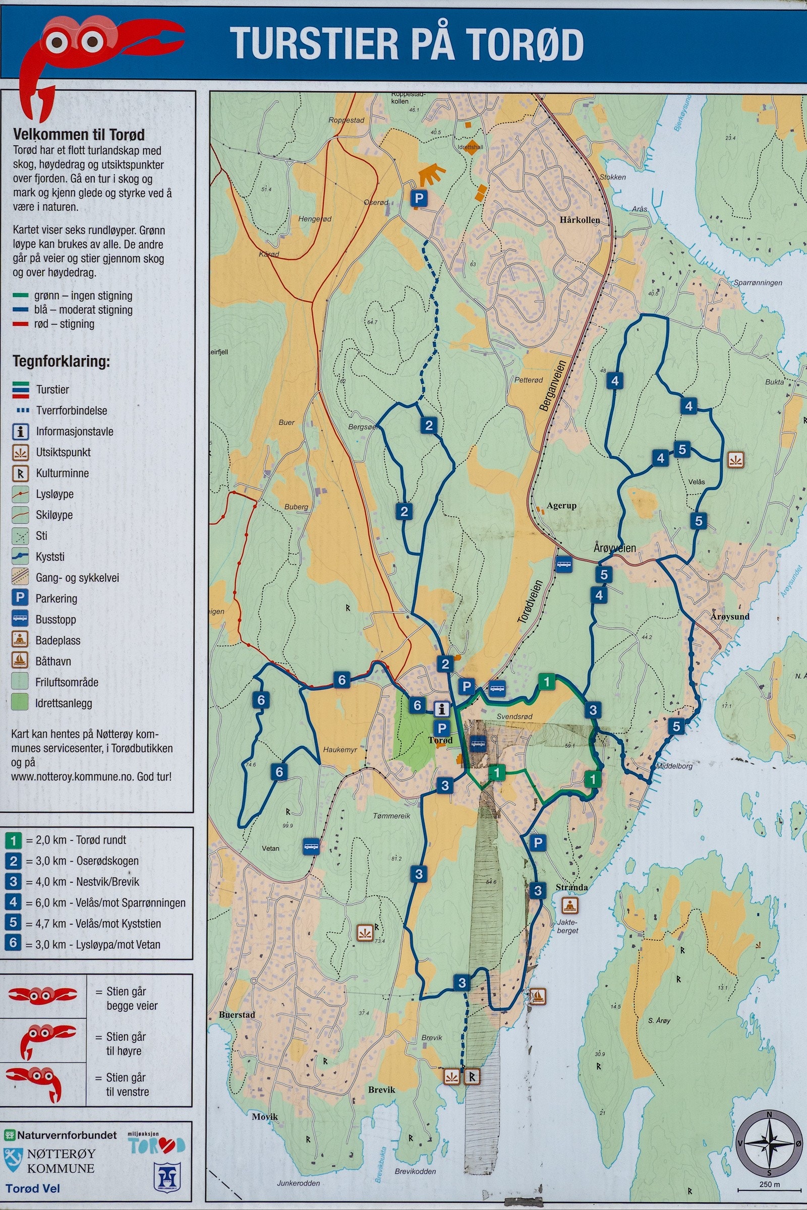 Områdekart Galleribilde