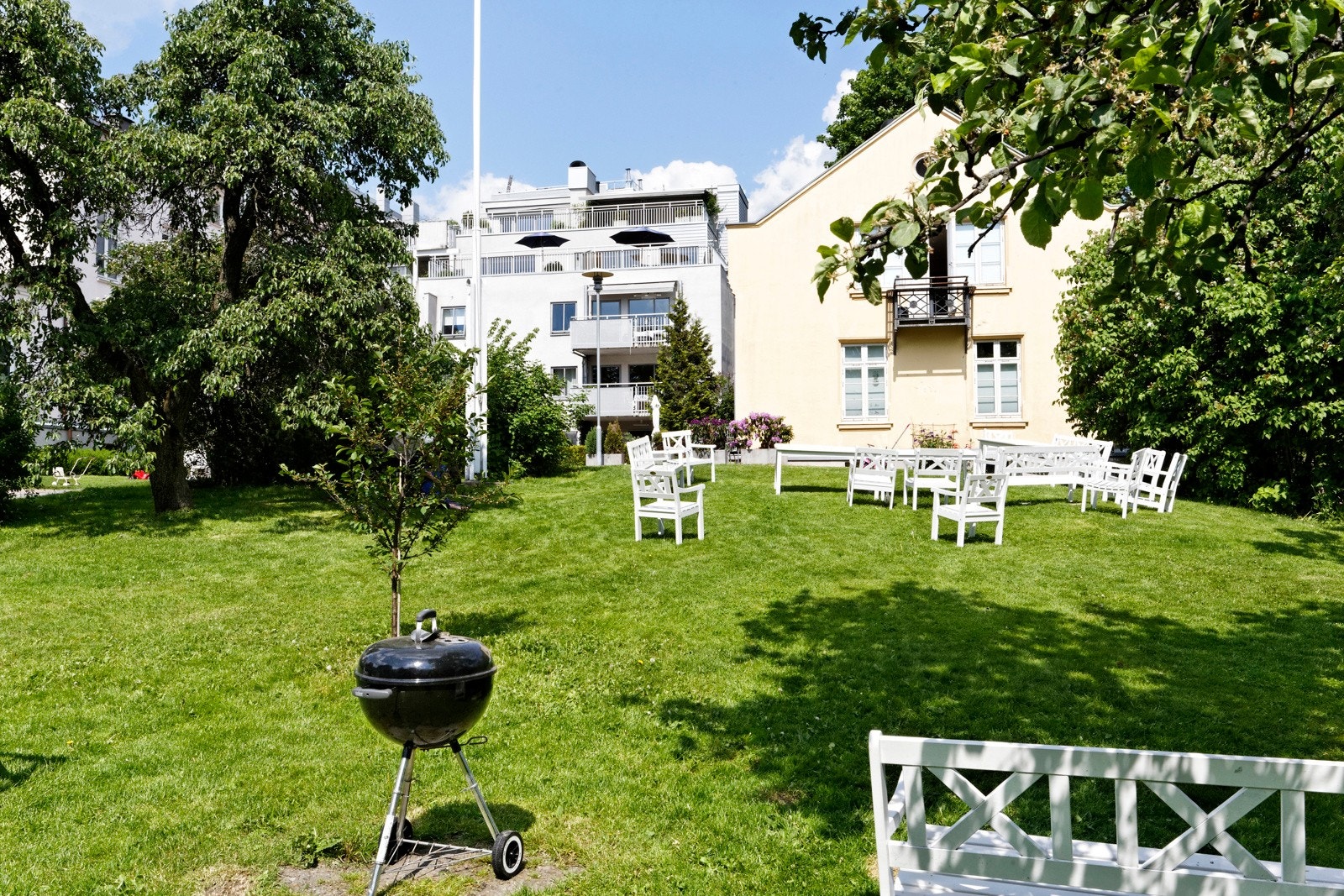 Her kan du nyte sommerlige dager med venner og bekjente. Galleribilde
