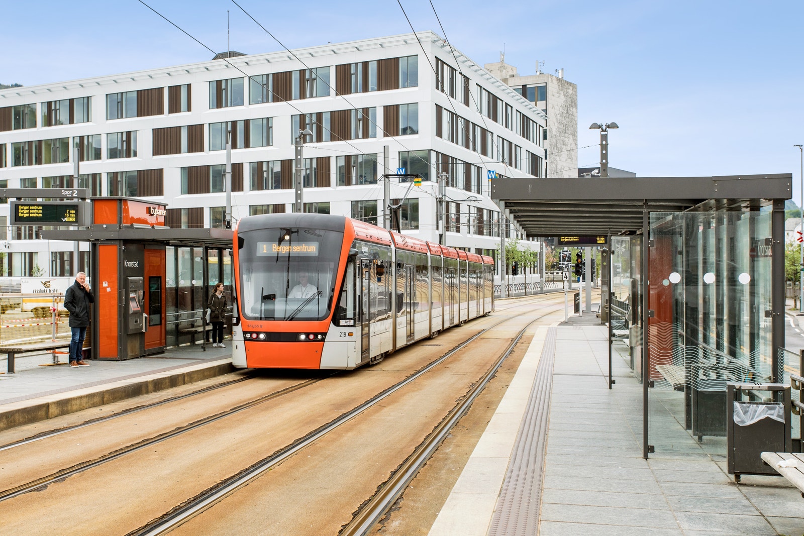 3-5 min gange til Kronstad bybane stopp Galleribilde