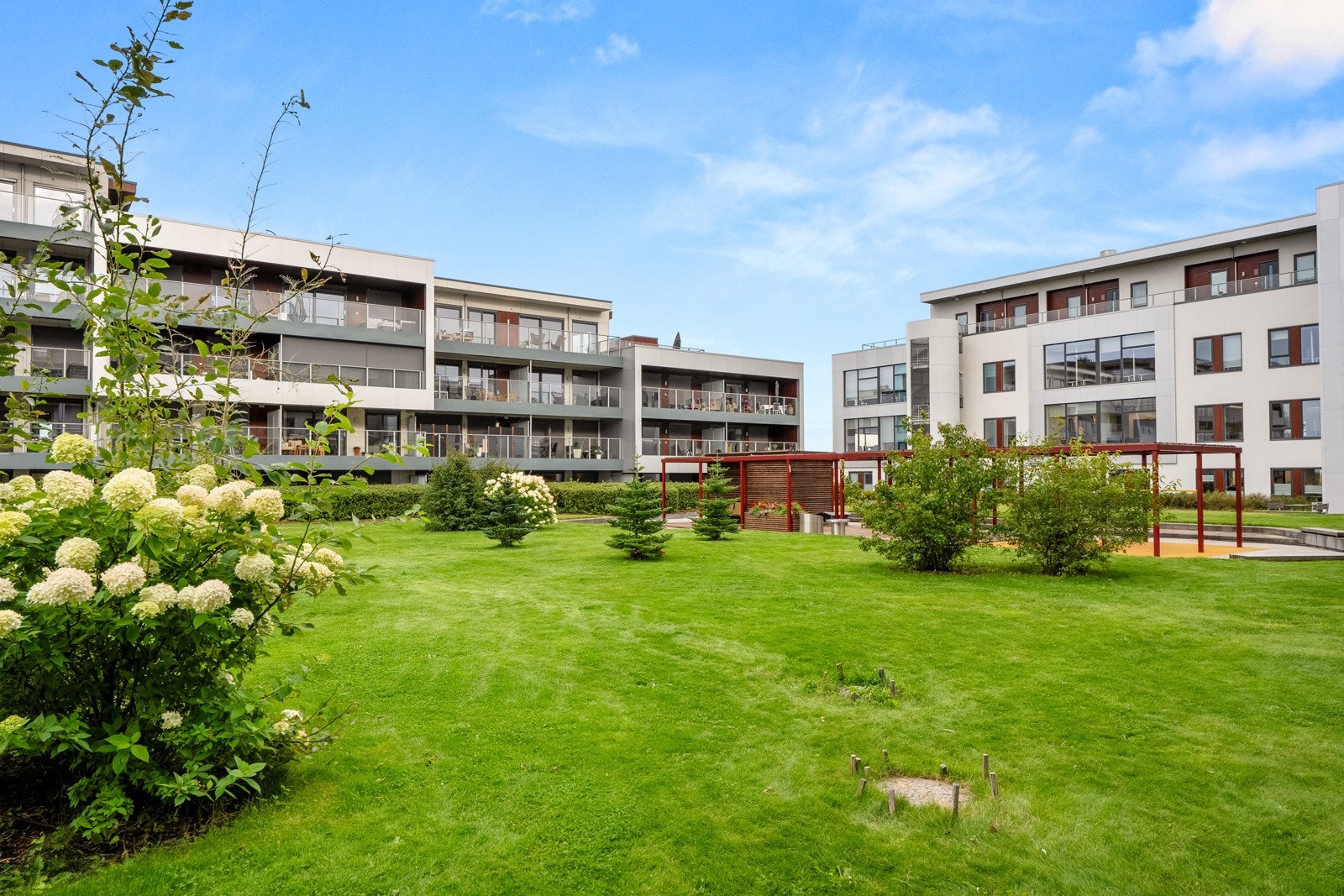 Sameiet har en hyggelig bakgård for beboerne. Galleribilde