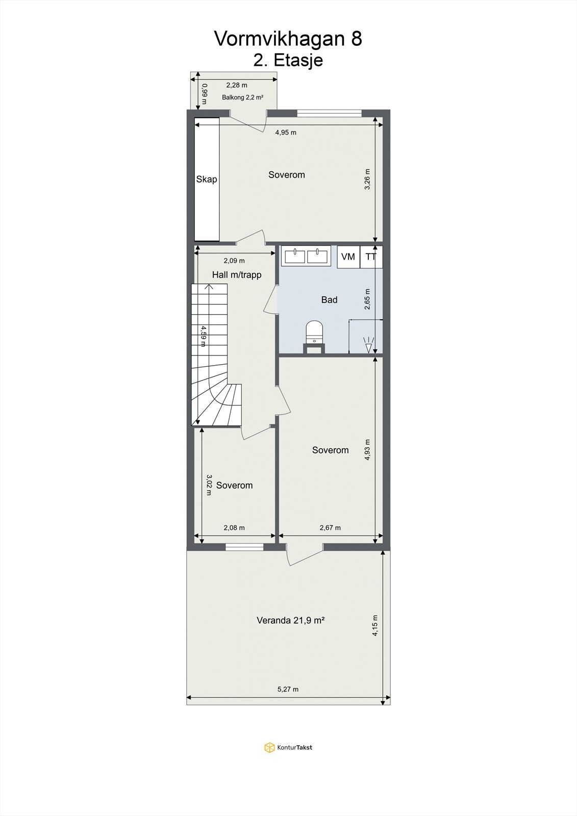 Plantegning 2. etasje. Galleribilde
