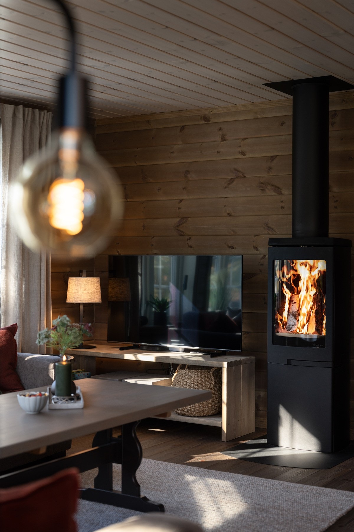 Peisovnen skaper både hygge og varme. Galleribilde