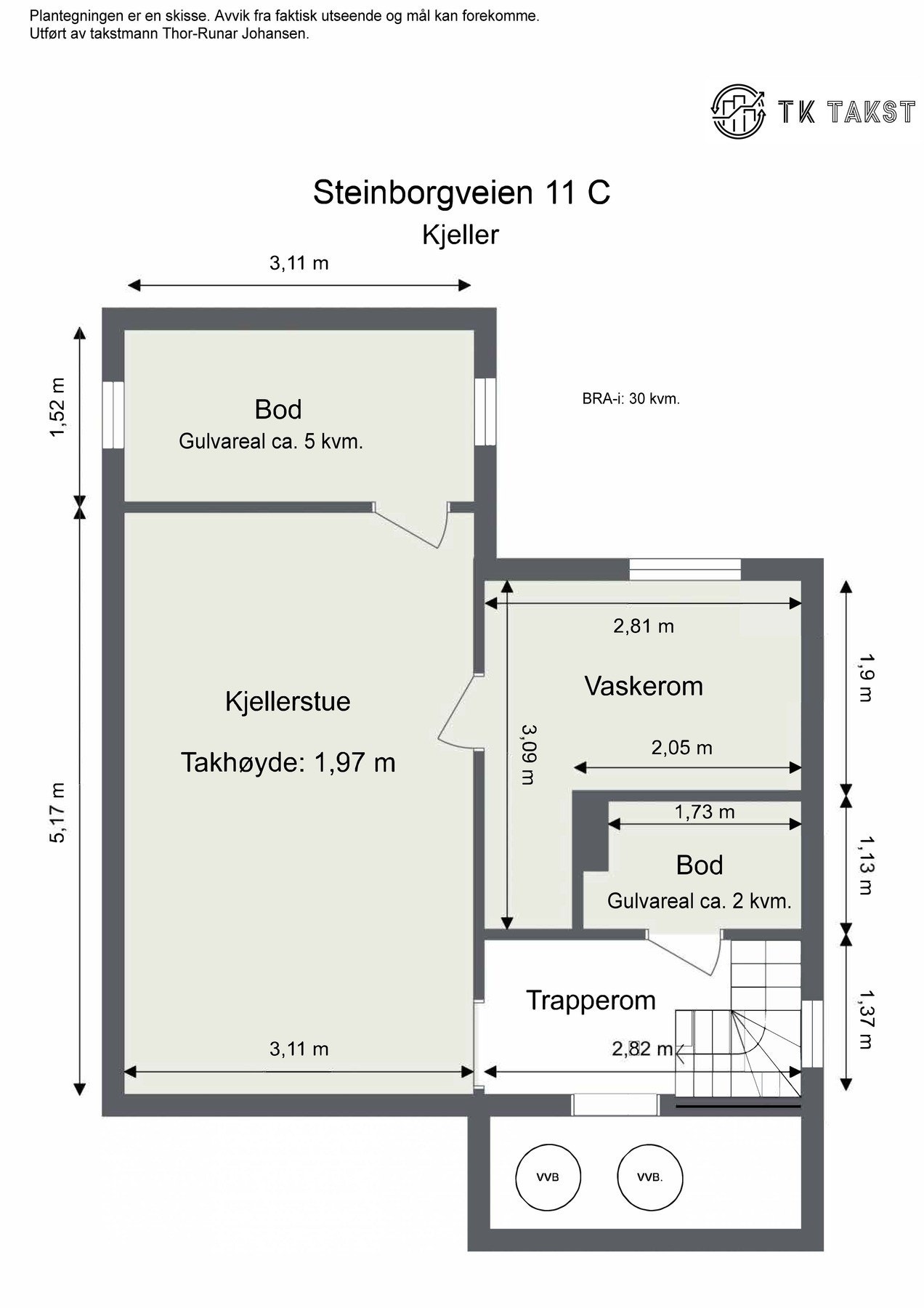 Plantegning kjeller Galleribilde