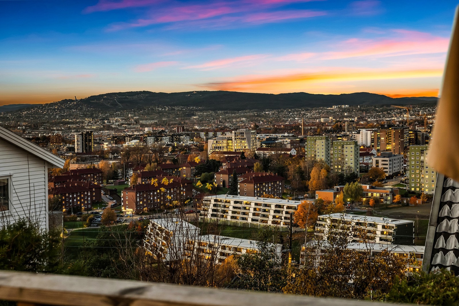 Flott utsikt Galleribilde