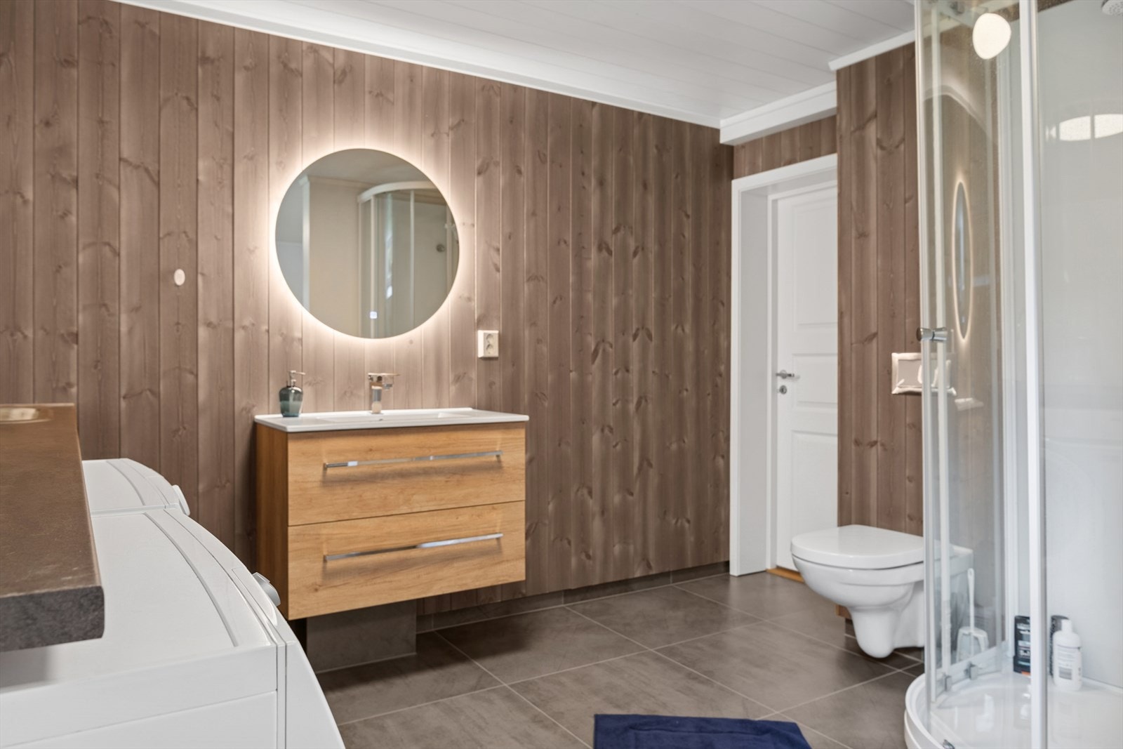 Baderom i kjeller fra 2024. Galleribilde