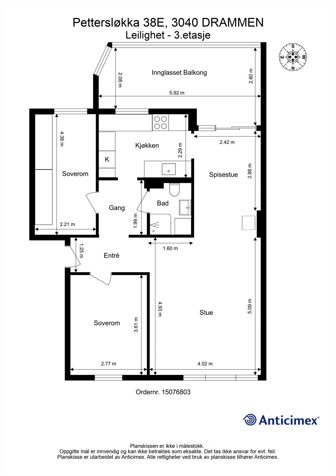 Plantegning Galleribilde