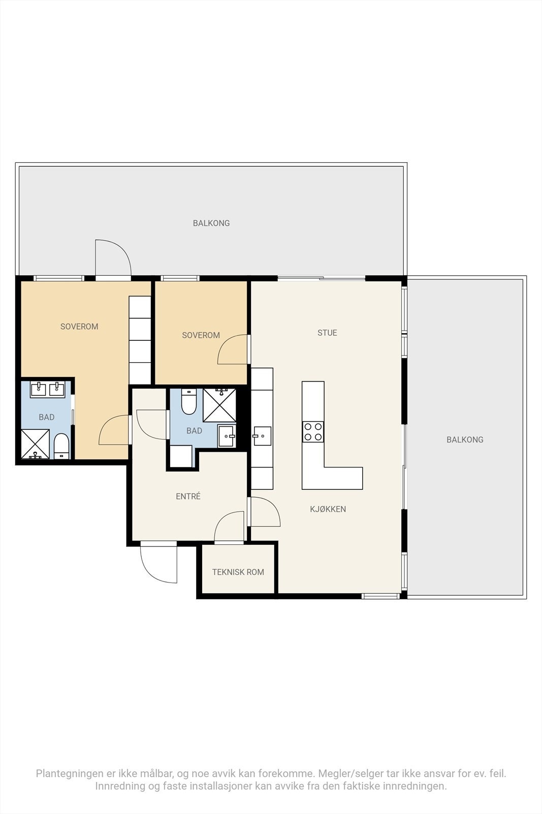 Plantegning. Galleribilde