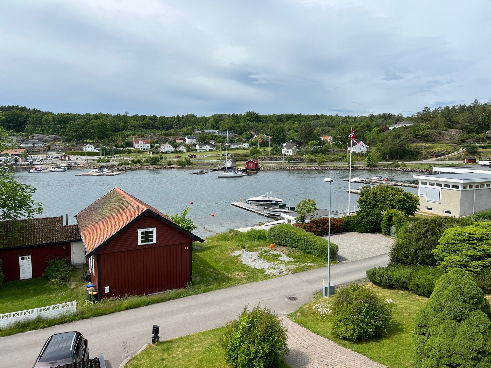 Fantastiske utsikt, lys og solforhold Galleribilde
