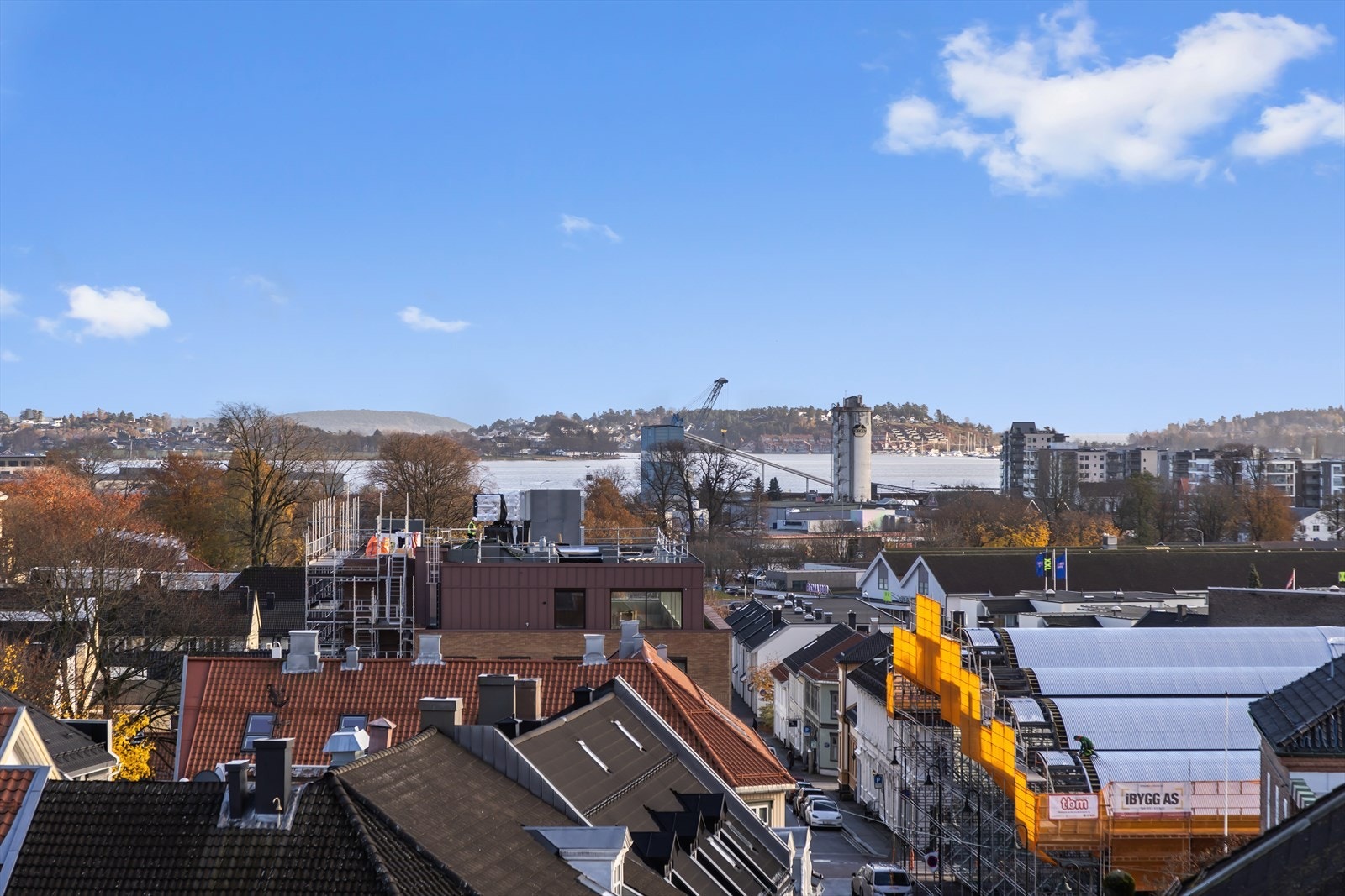 Utsikten fra takterrassen er imponerende! Galleribilde