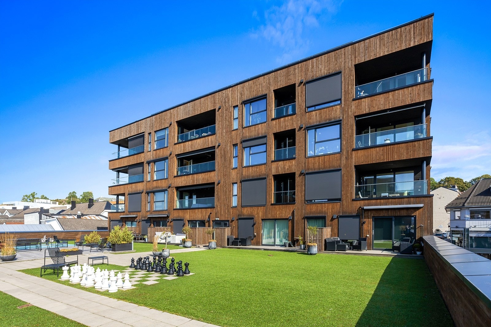 Foyntaket har to store og innbydene fellesområder for beboerne. Galleribilde