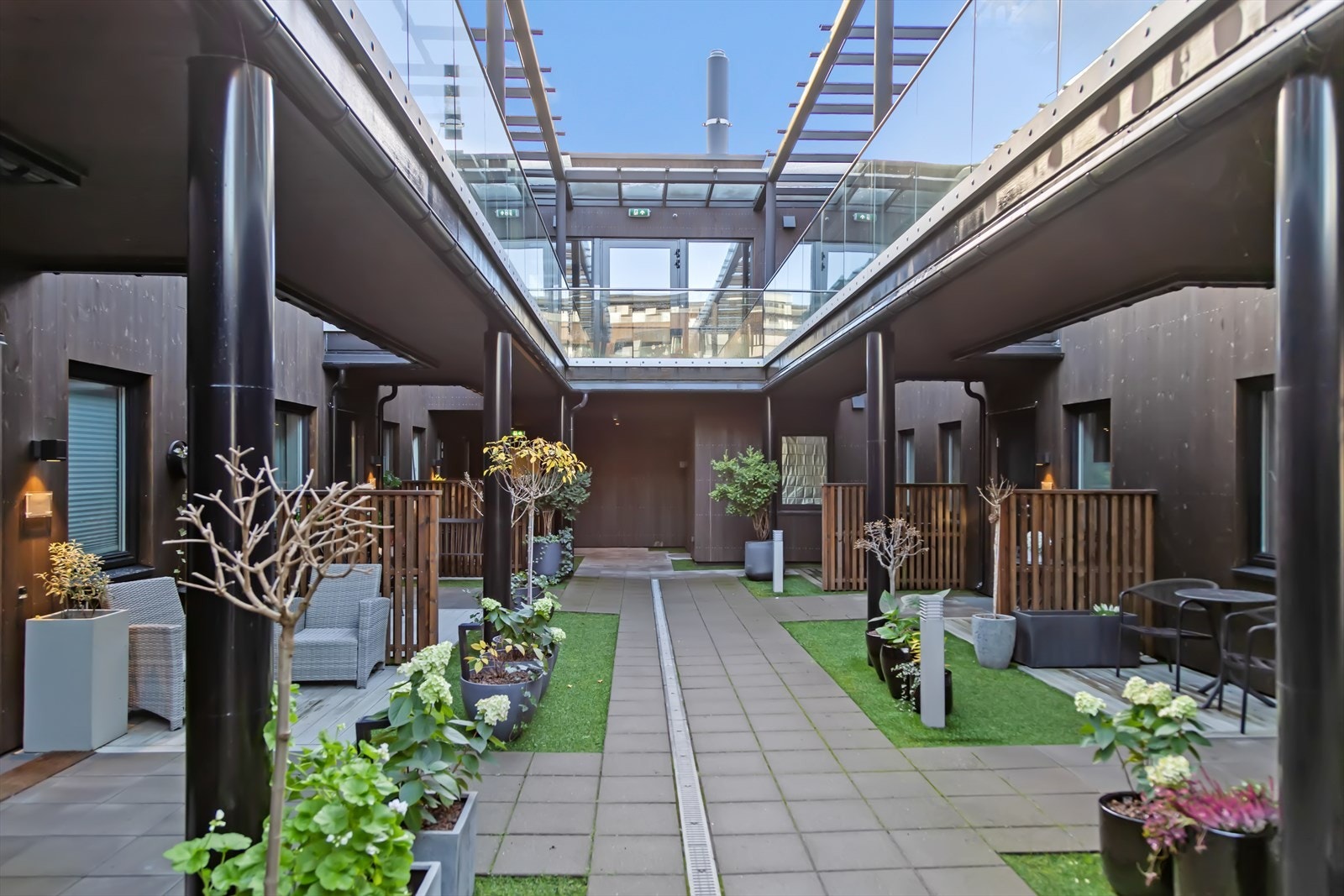 Det flotte artiumet ved inngangen skaper en flott effekt! Galleribilde