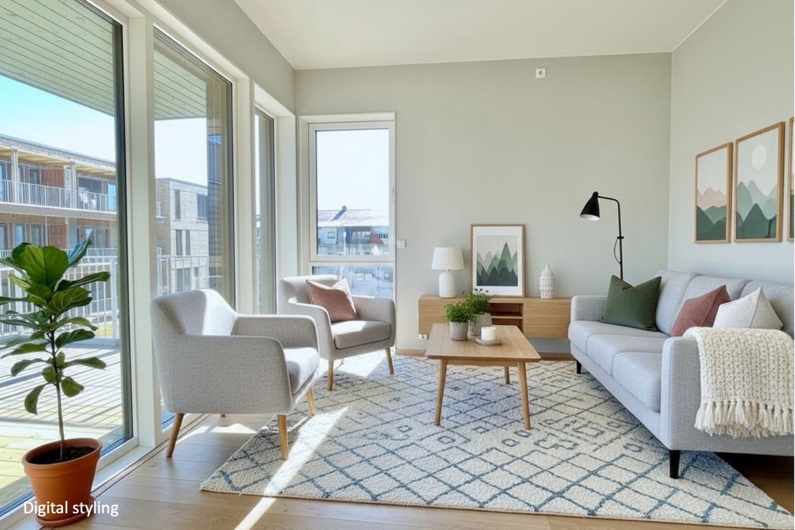 Velkommen til Bråtengata 66B! (Bildet er digitalt stylet) Galleribilde