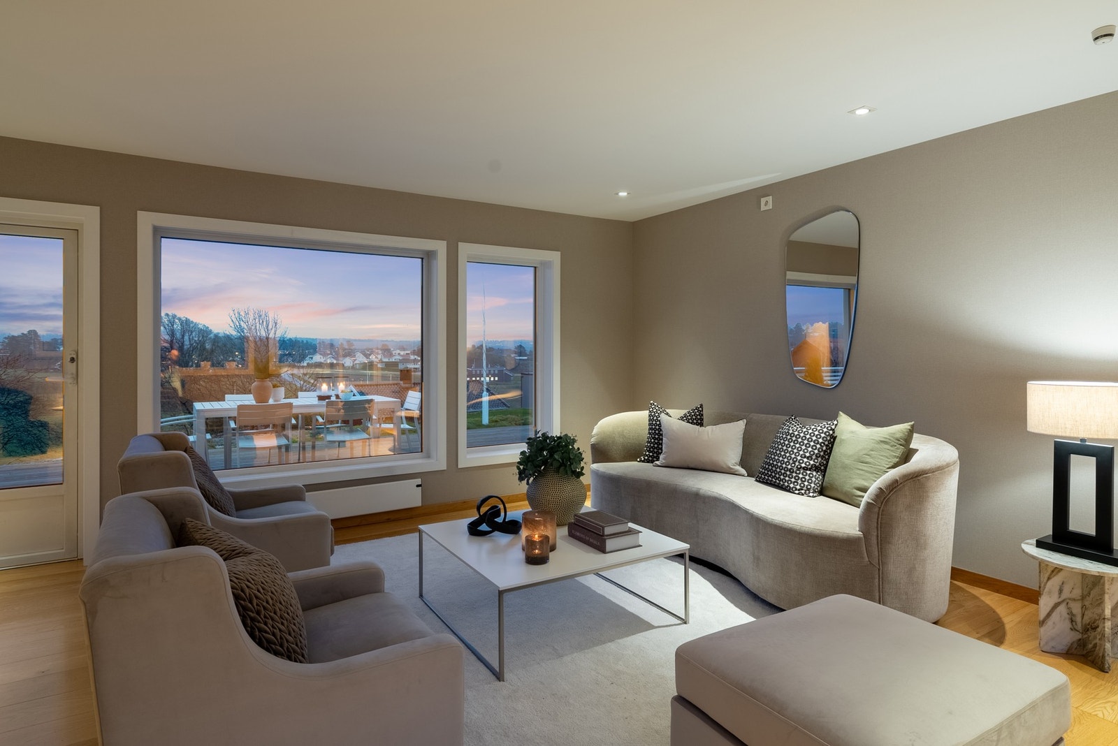 Stue - kveldstemning Galleribilde