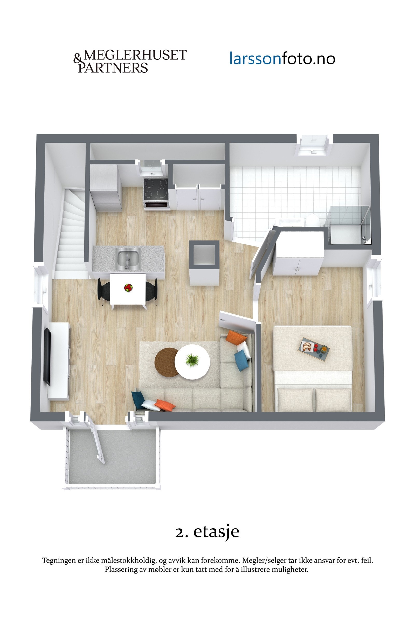 Plantegning 2. etg. Galleribilde