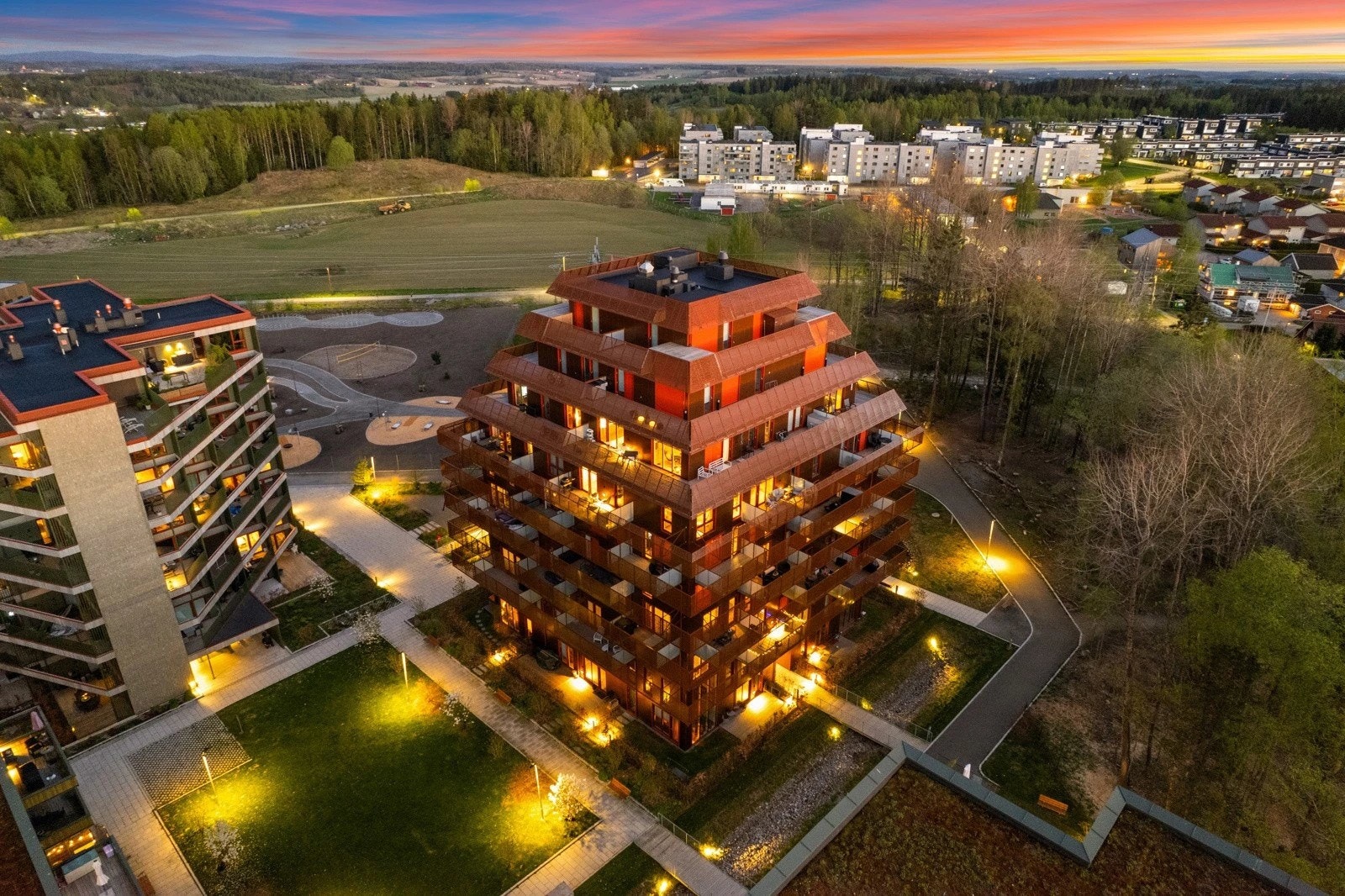 Dronefoto Galleribilde