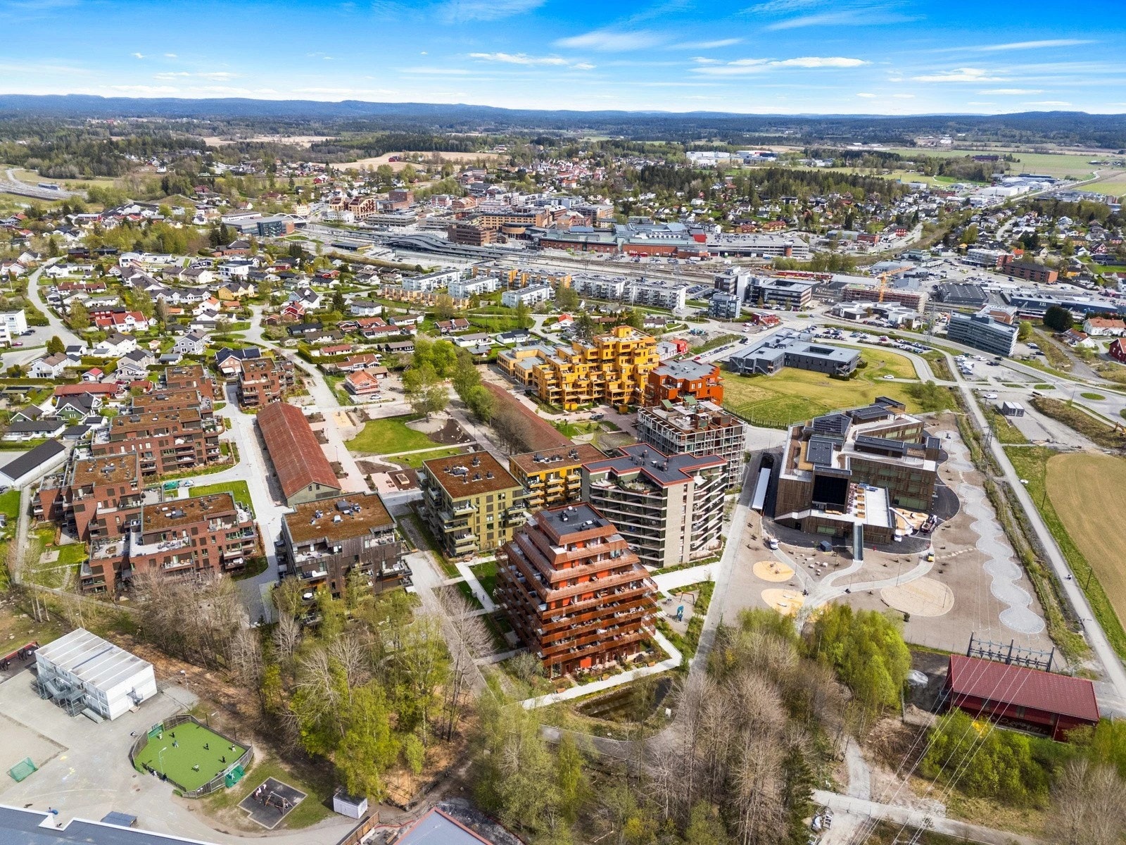 Dronefoto Galleribilde