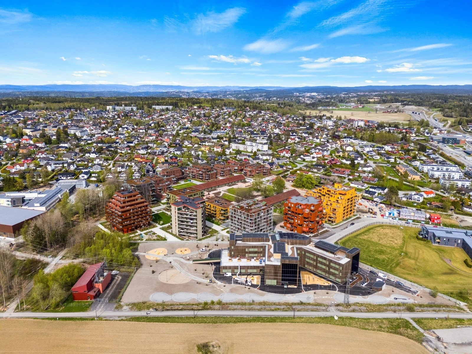 Magasinparken ungdomsskole og barnehage åpner 2025! Galleribilde