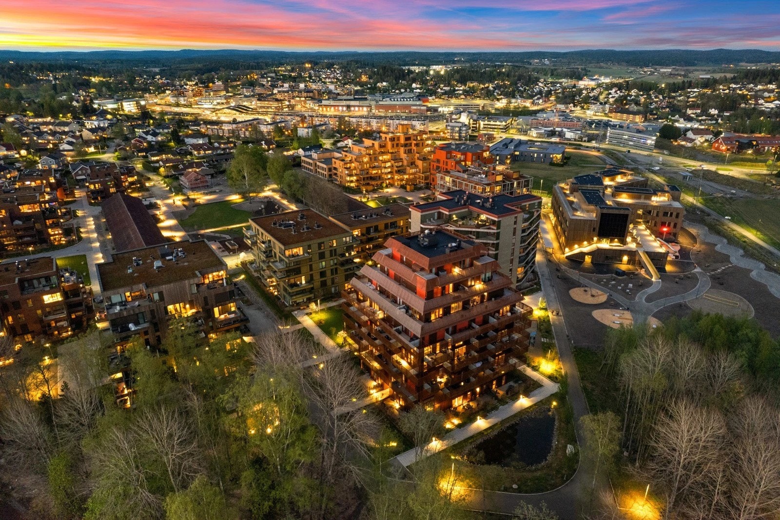 Dronefoto Galleribilde