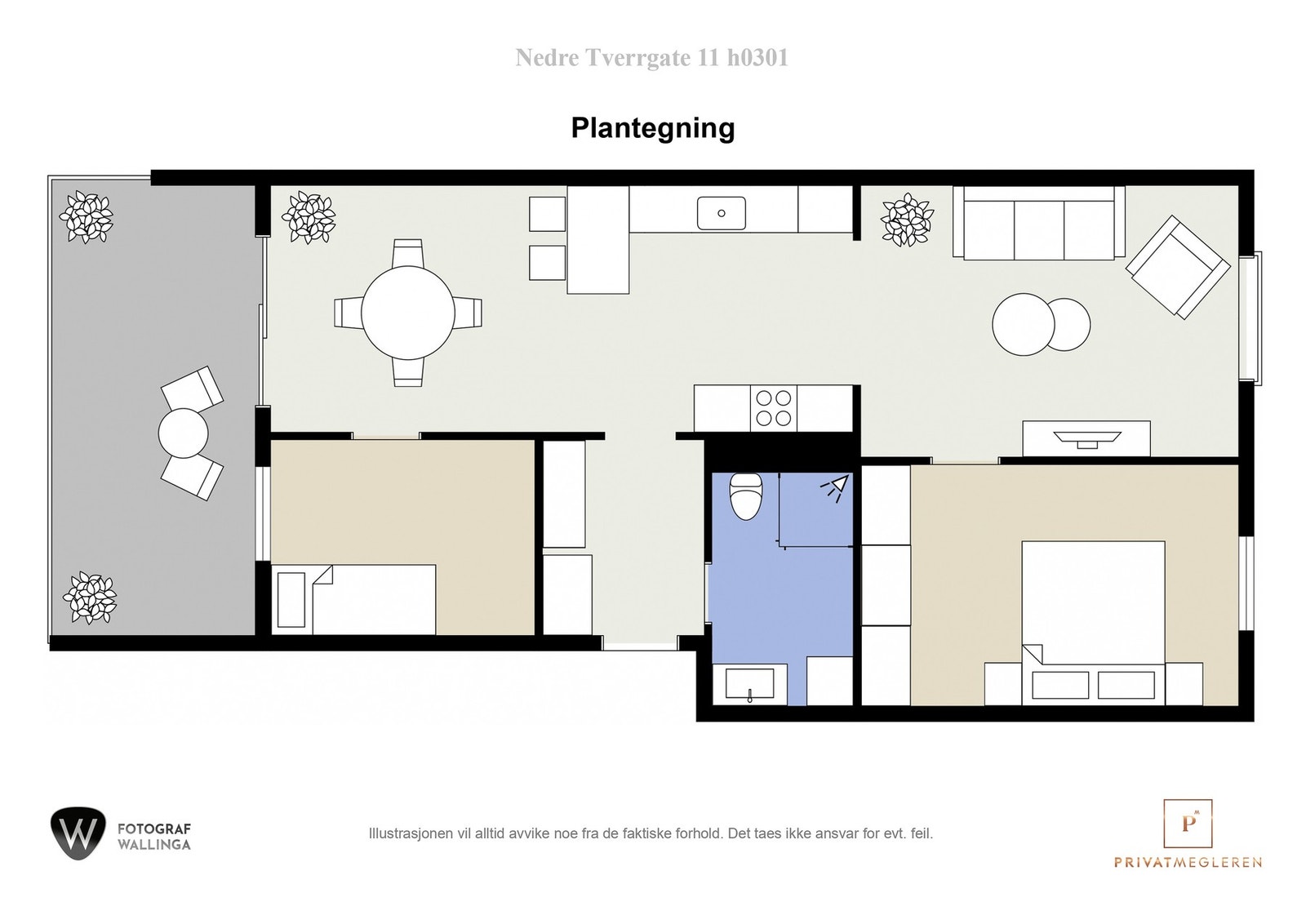 Planløsning. Galleribilde