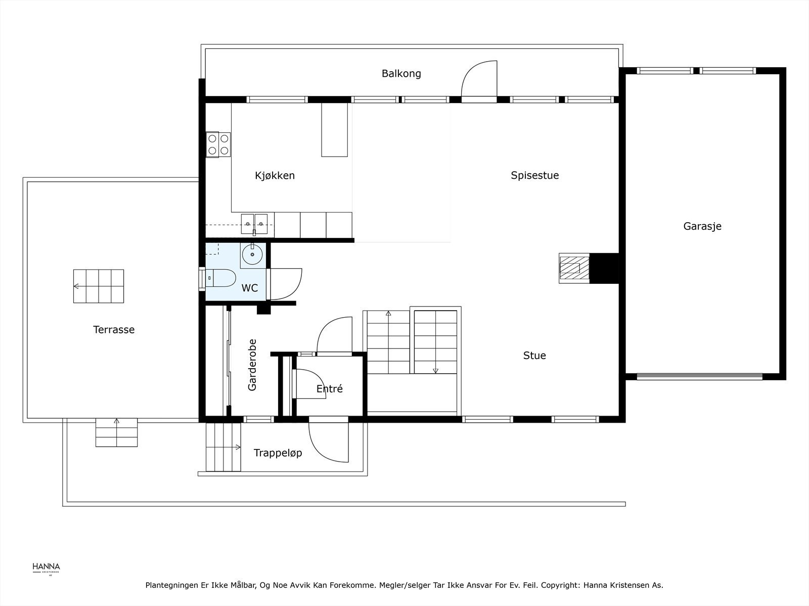 Plantegning 1.etasje Galleribilde