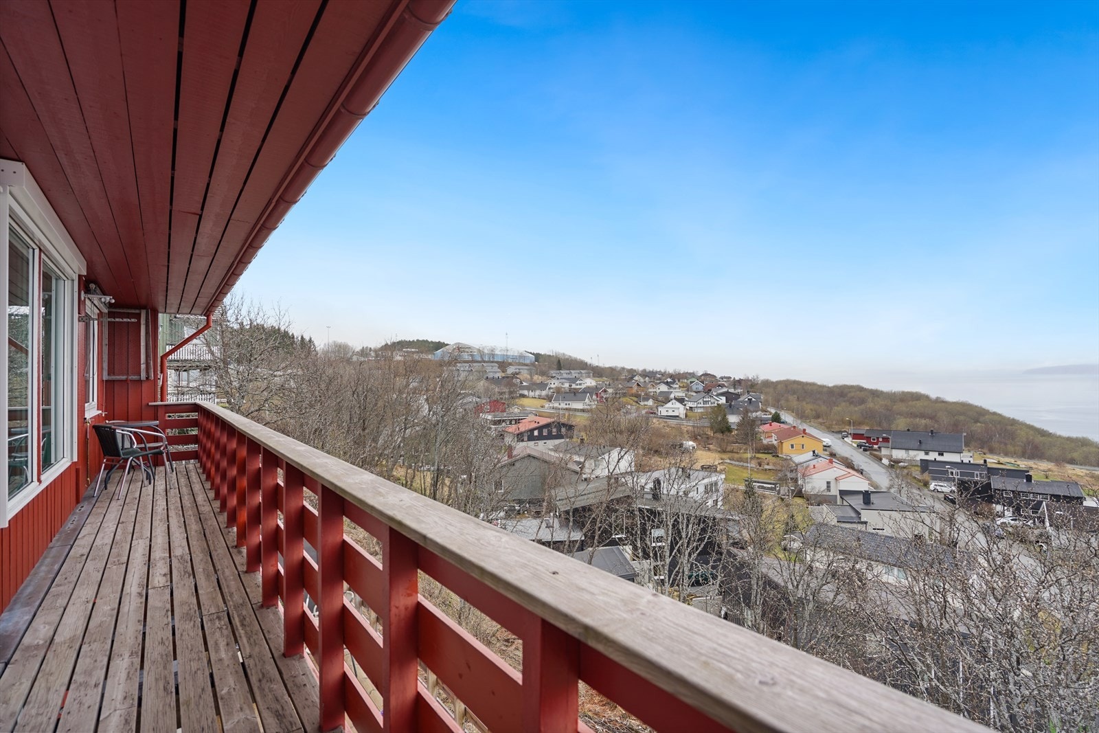 Utsikt fra veranda Galleribilde