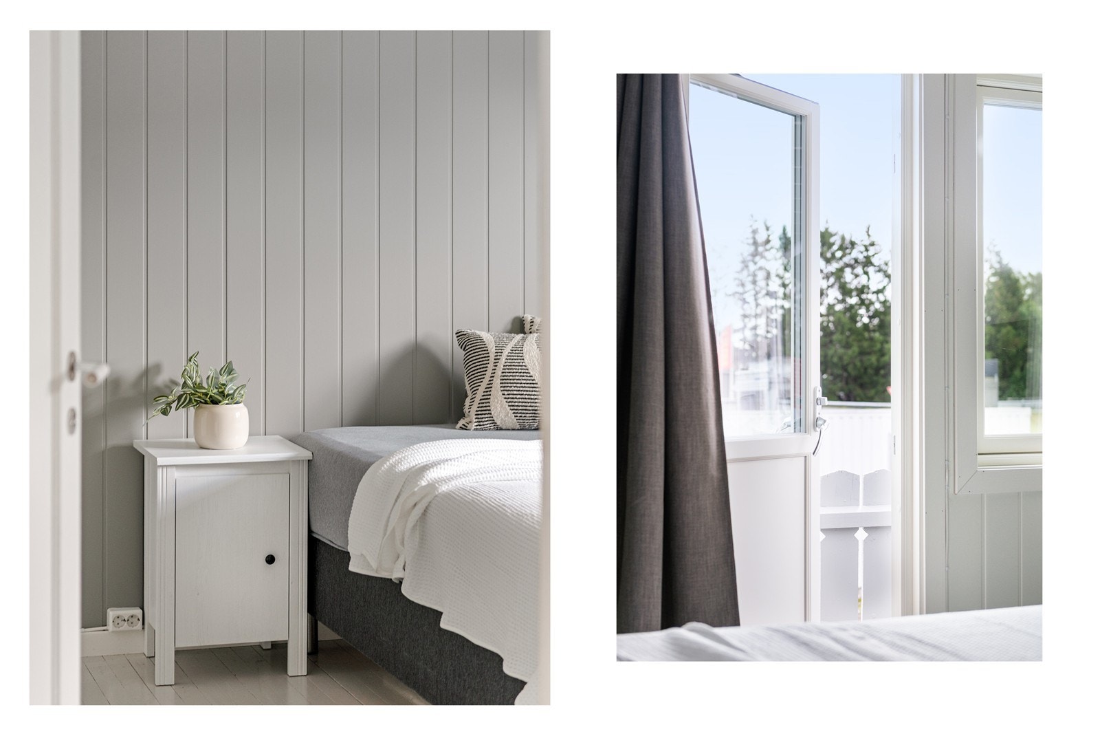 God lufting fra balkong Galleribilde