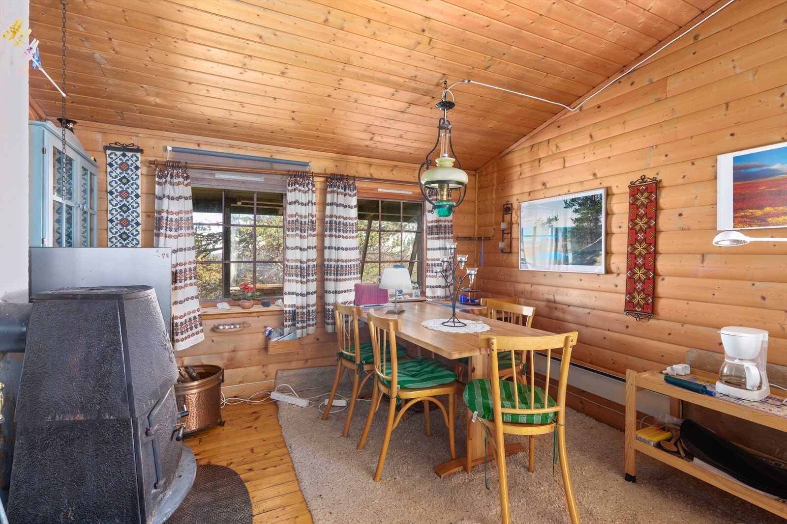 Hytta holder en gjennomgående enkel standard. Galleribilde