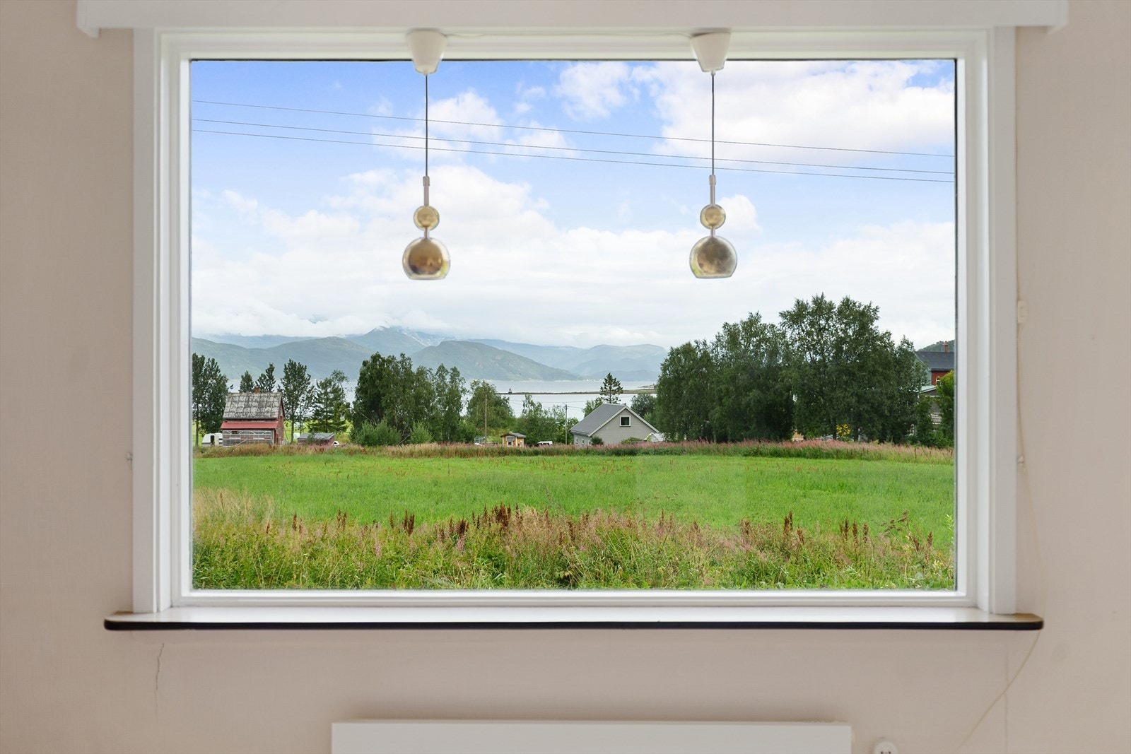 Utsikt fra stuevinduet Galleribilde