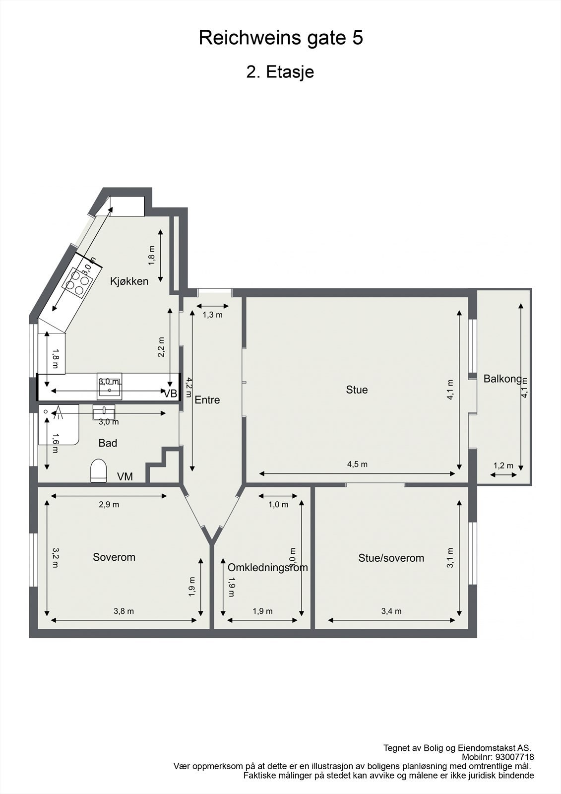 Plantegning Galleribilde