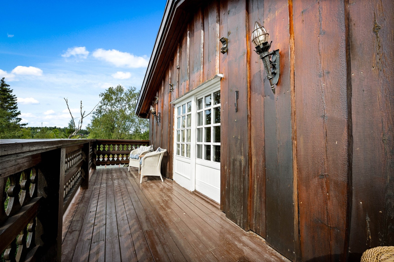 Terrasse utenfor stue Galleribilde