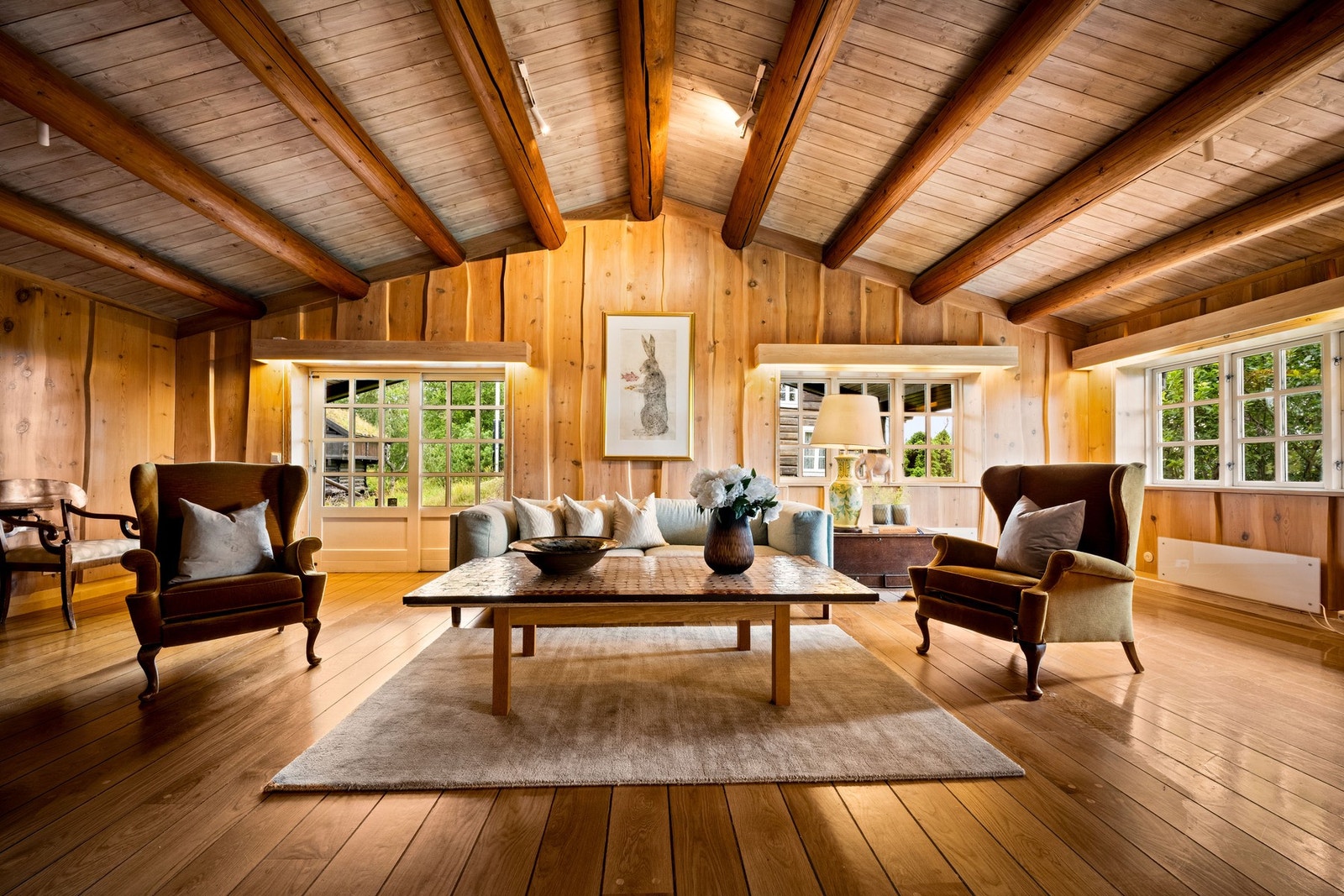 Romslig stue Galleribilde