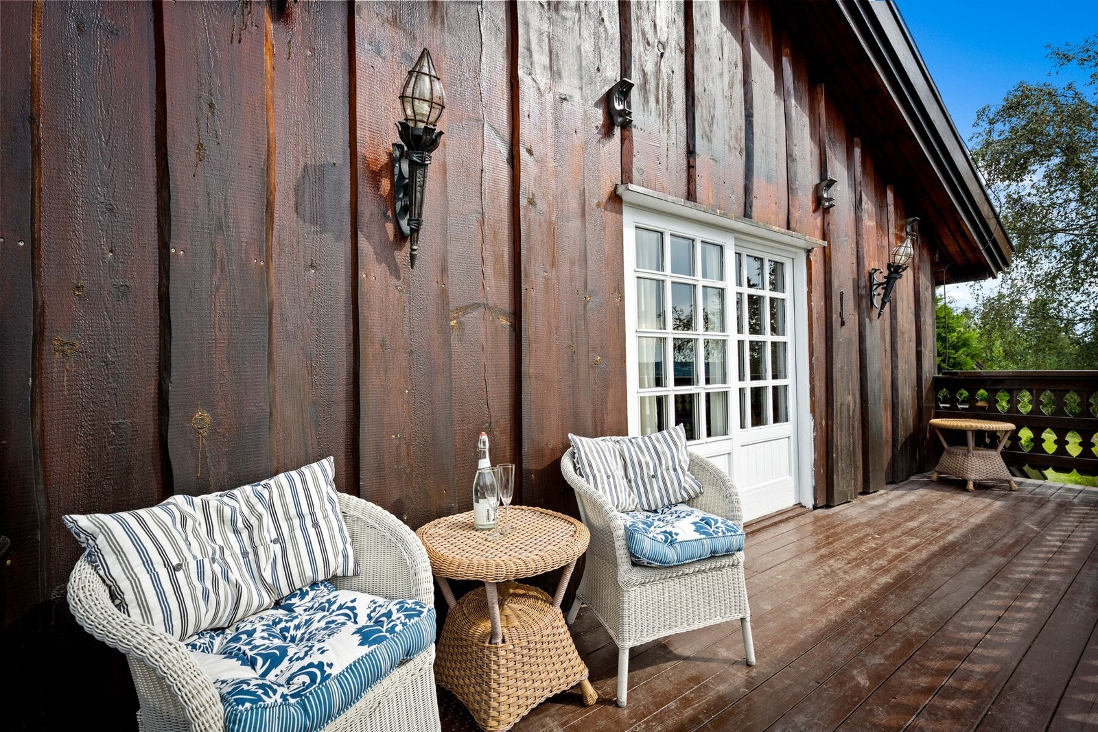 Terrasse utenfor stue Galleribilde