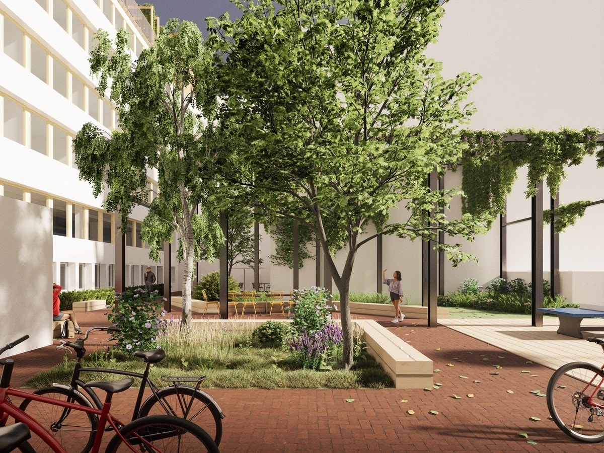 Illustrasjonsbilde - Fellesarealer - Bakgård Galleribilde