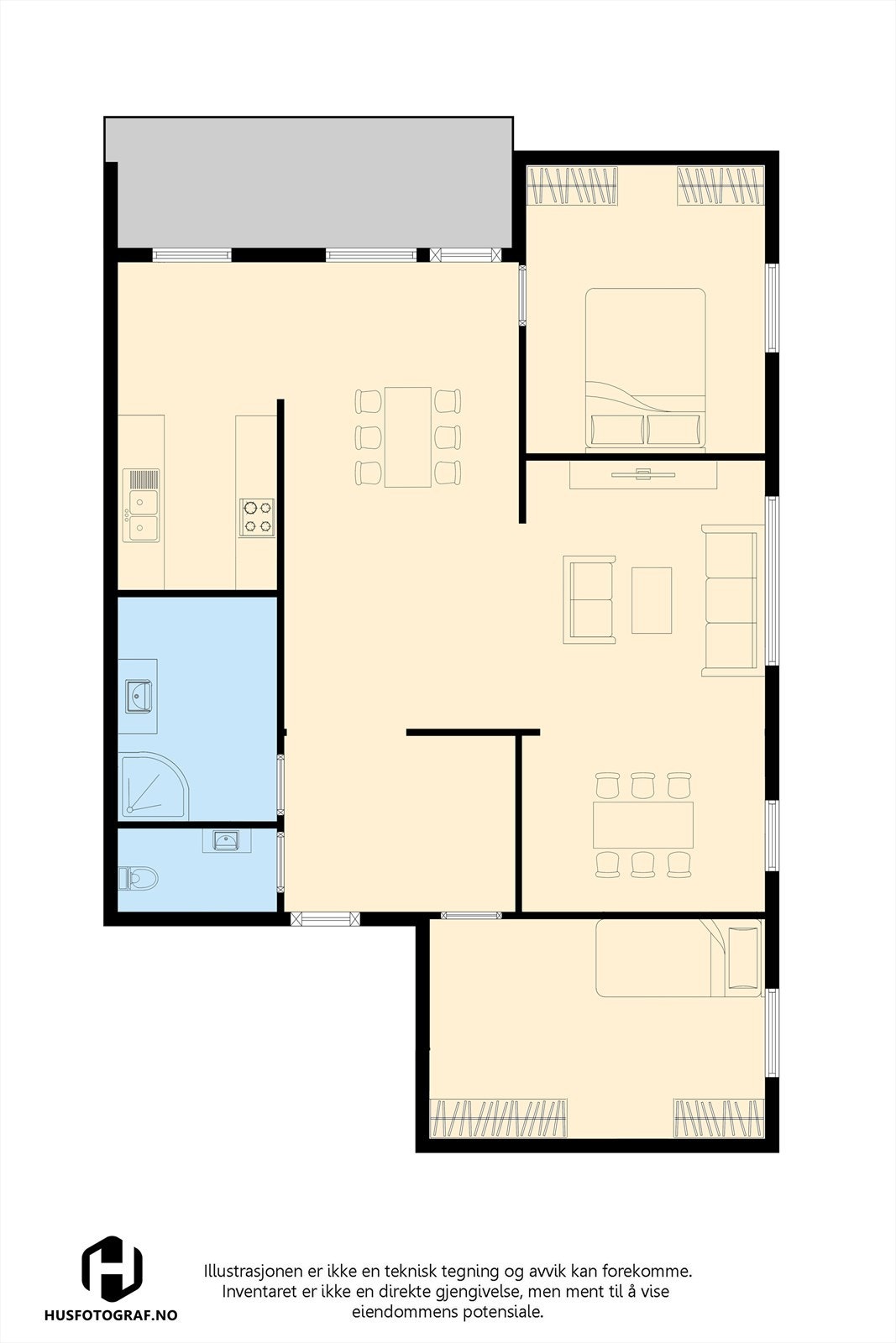 Planløsning. Galleribilde