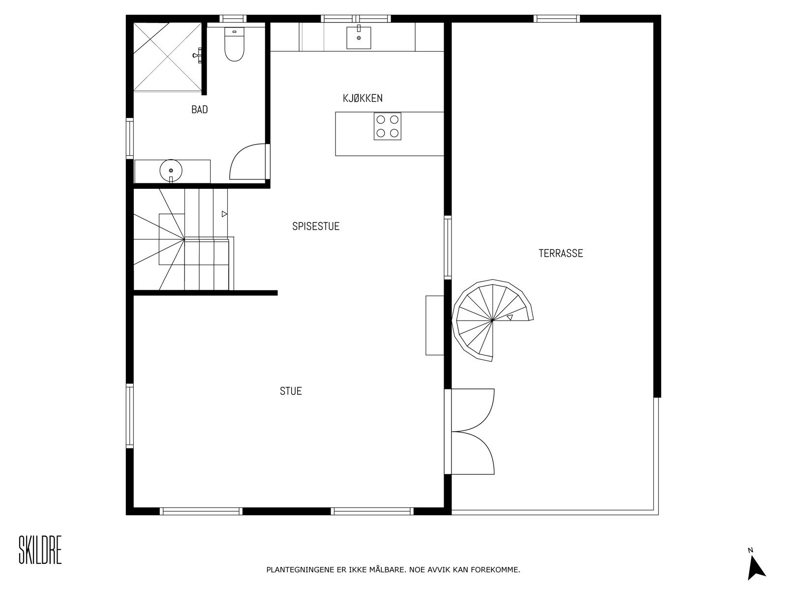 Plantegning Galleribilde