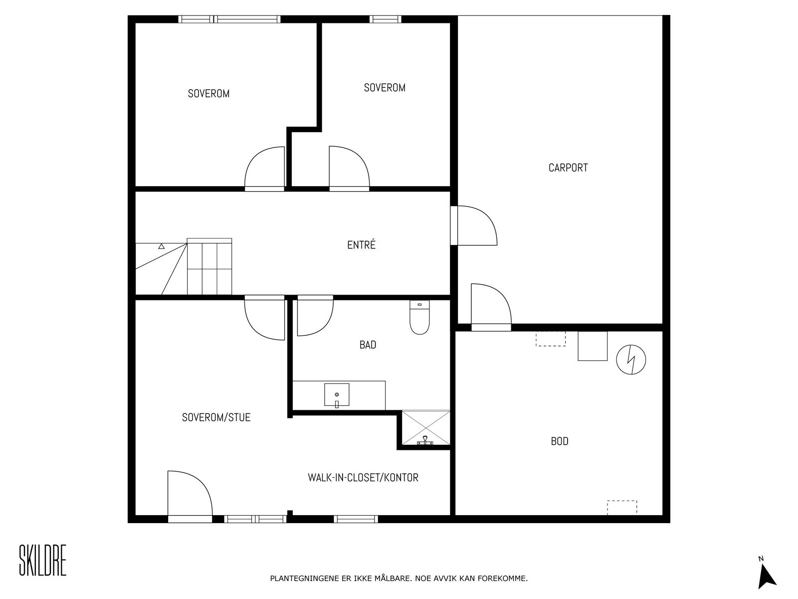 Plantegning Galleribilde
