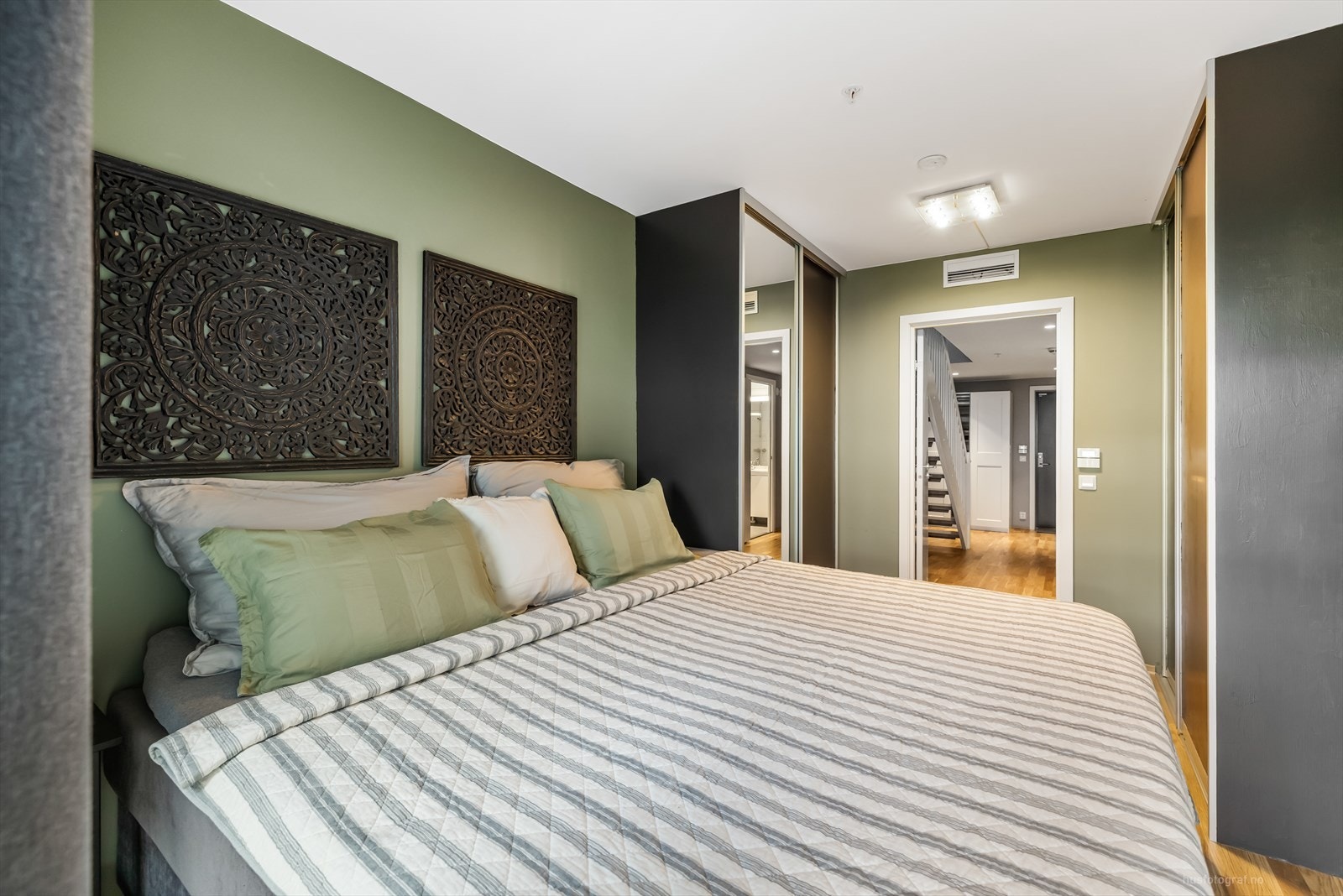 På soverom 2 er det plass til dobbelseng og garderobeløsning. Galleribilde