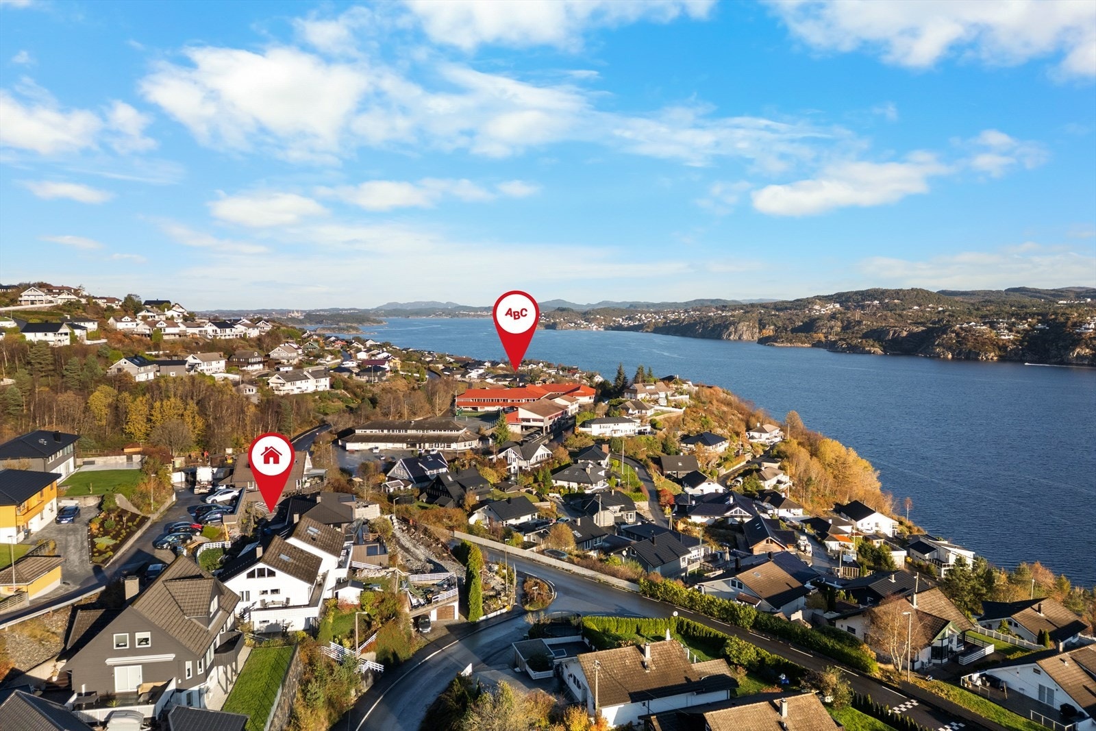 Det er kort vei til Hjelteryggen skule Galleribilde