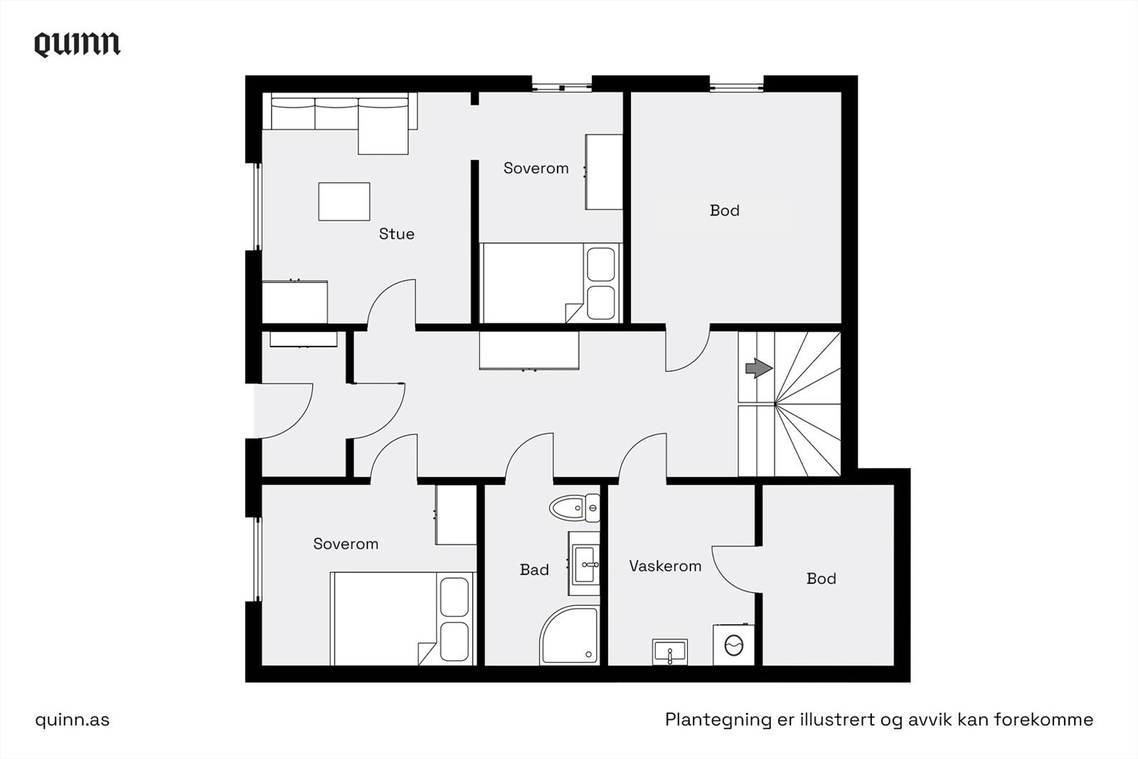 Planskisse underetasje Galleribilde