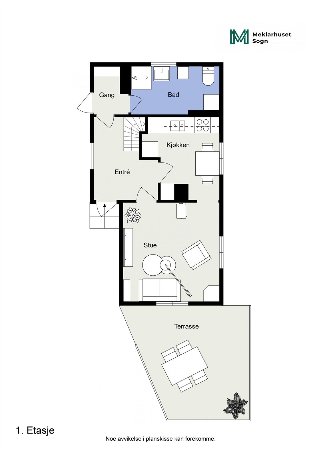 Plantegning 2D. Galleribilde