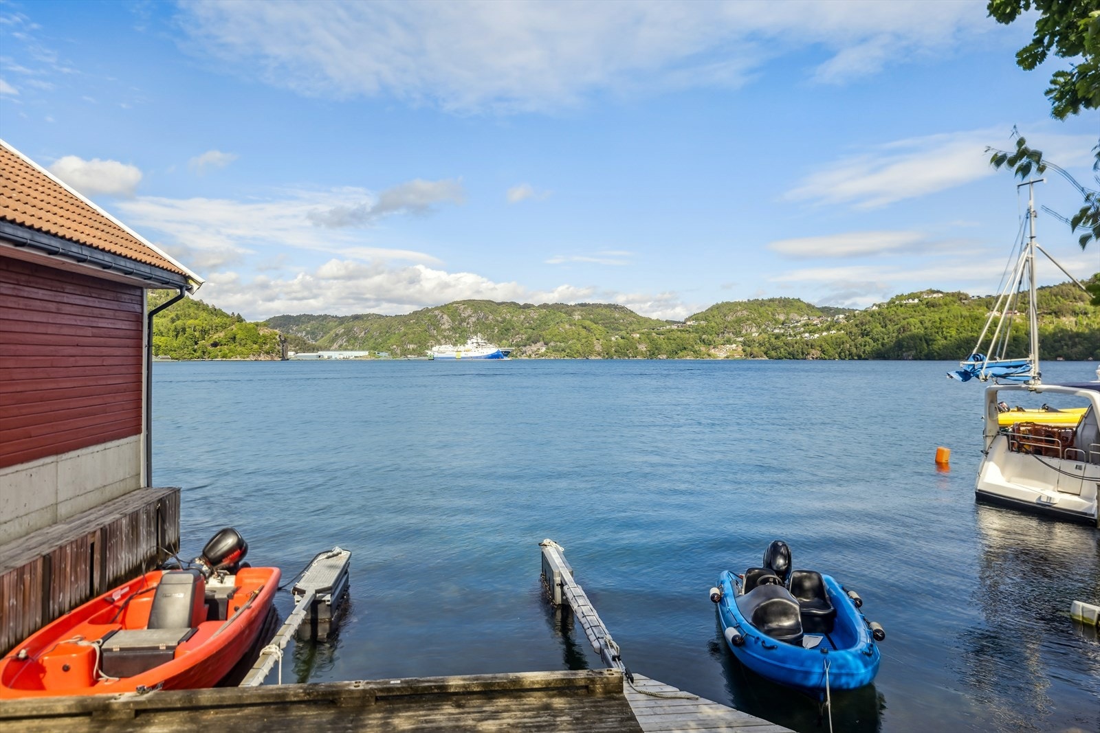 Båtplass med lett adkomst. Galleribilde