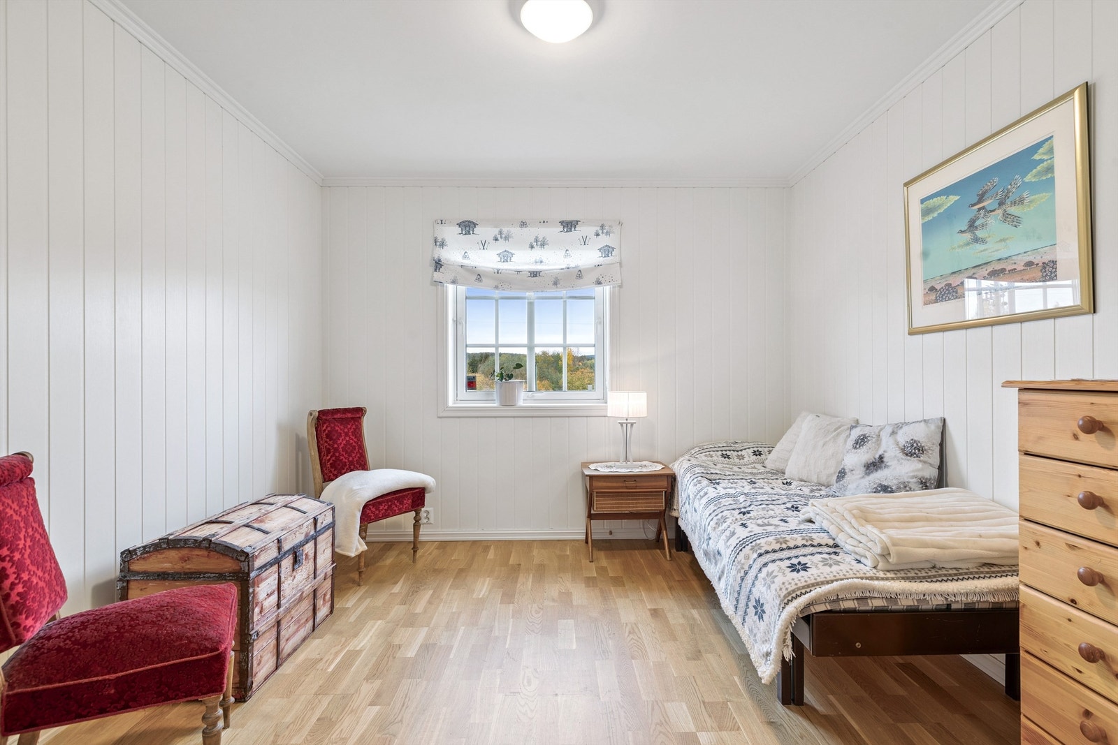 Dette soverommet egner seg godt som barnerom, gjesterom eller kontor. Galleribilde