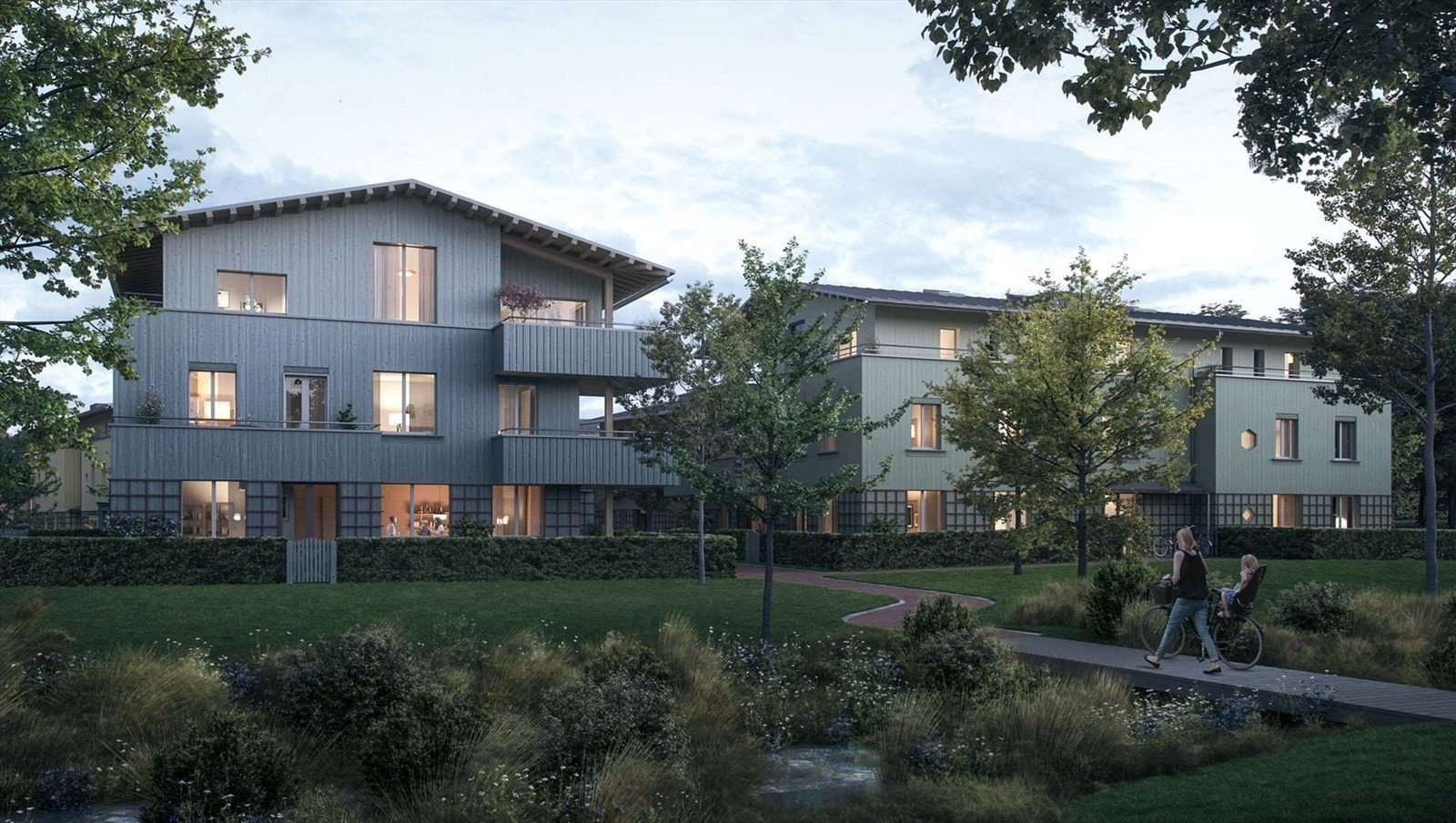 Kunstnerisk illustrasjon. Bilde lånt av Selvaag Bolig. Galleribilde